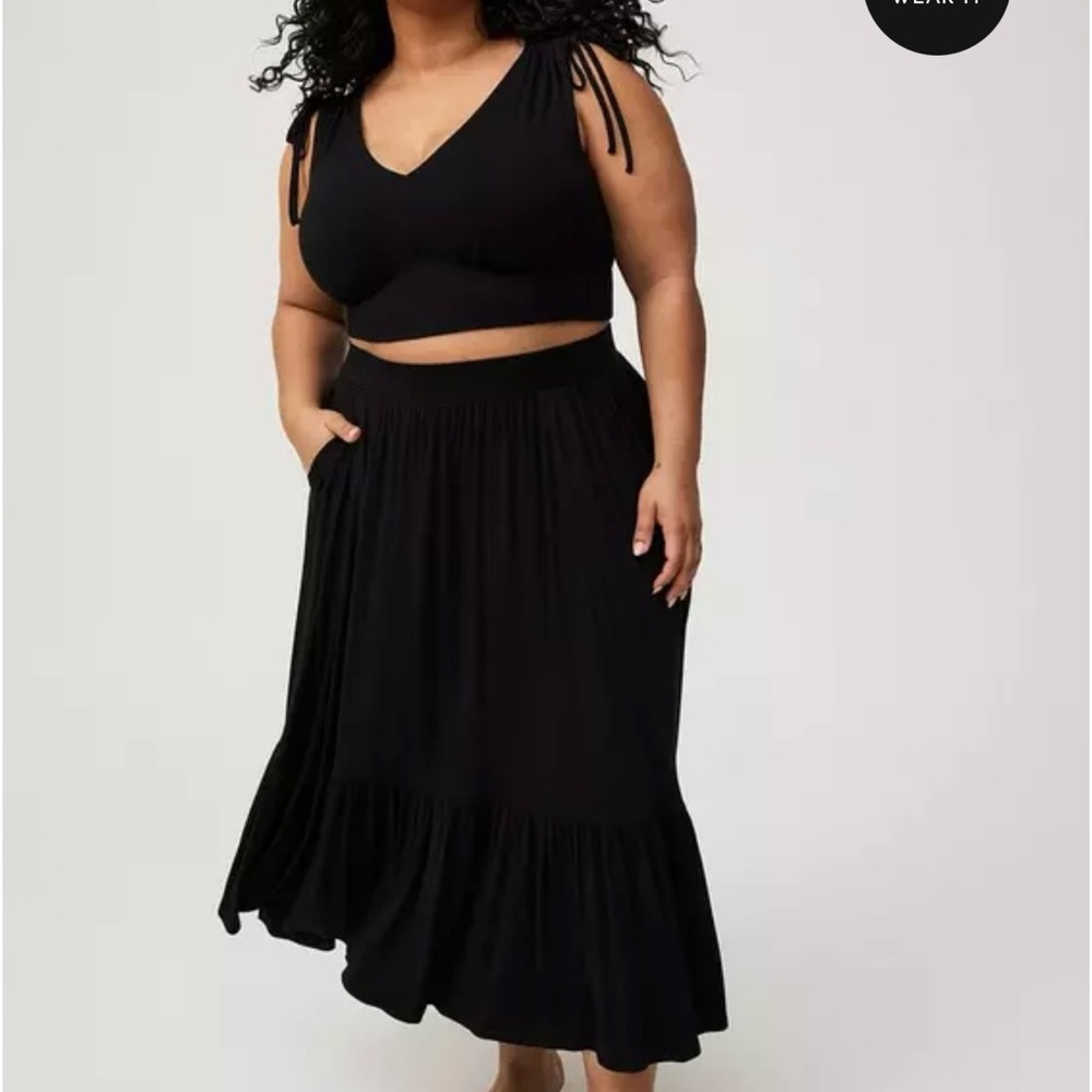 Tank Crop Top & Maxi Skirt Set